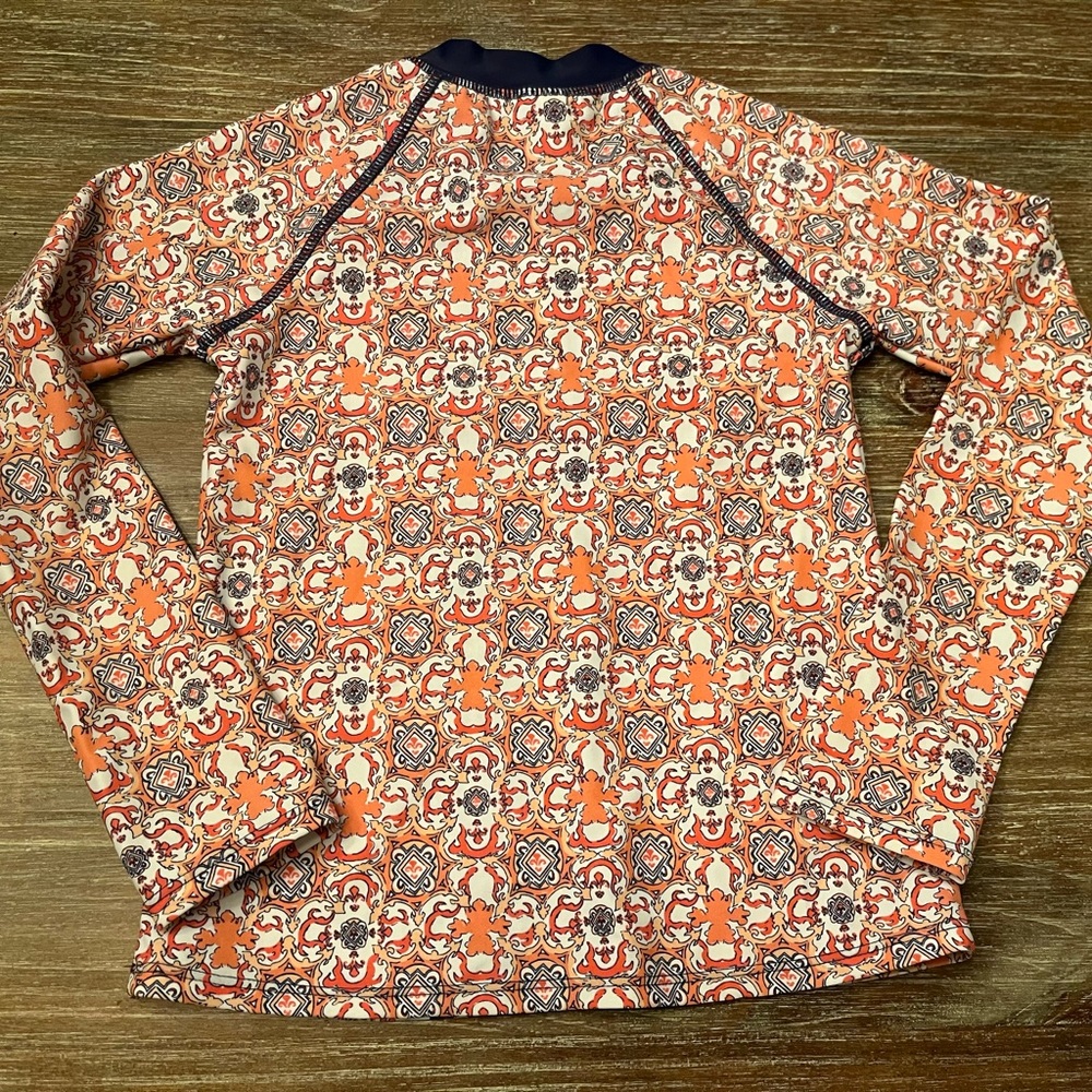 GIRLS CABANA LIFE RASH-GUARD, SIZE 10 - Picture 3 of 4